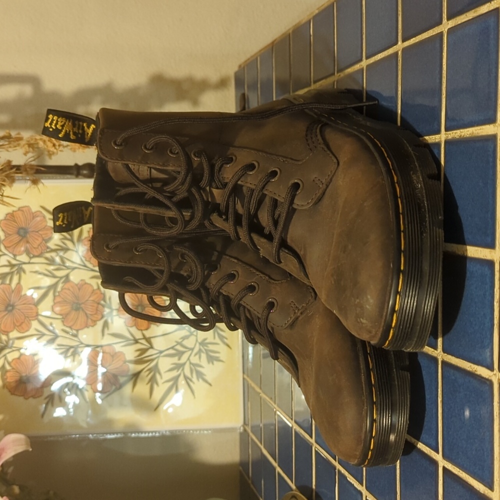 Never been worn Mens Brown Doc Martins